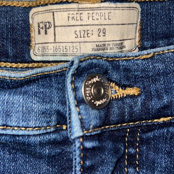 Free People Distressed Skinny Jeans - Picture 3 of 4